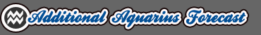 free horoscopes - aquarius